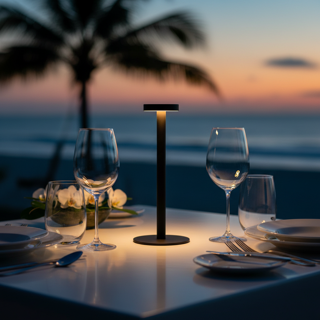 Spool Portable Table Lamp