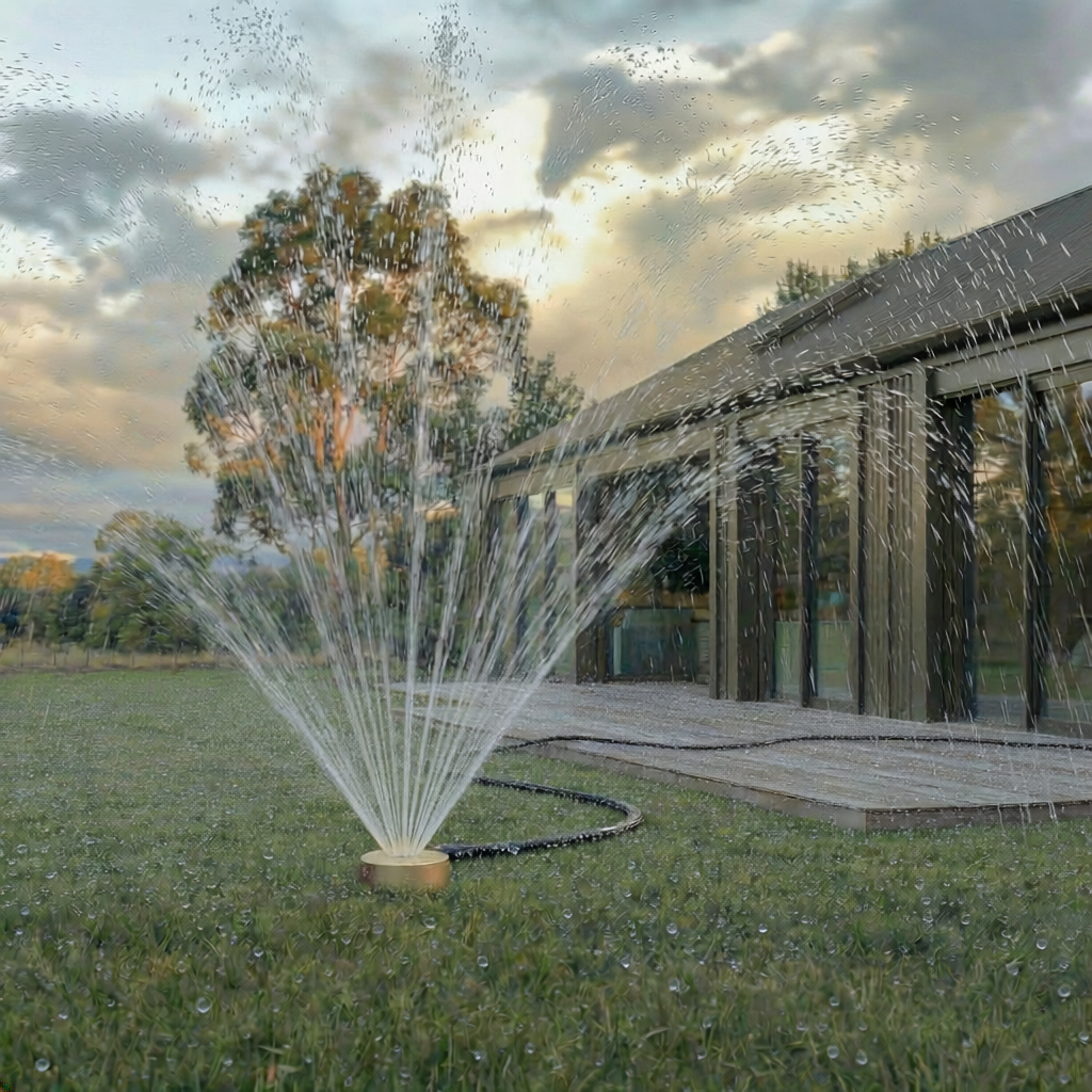 Brass Garden Sprinkler (360°) – Premium Designer Lawn Sprinkler | Gardenista
