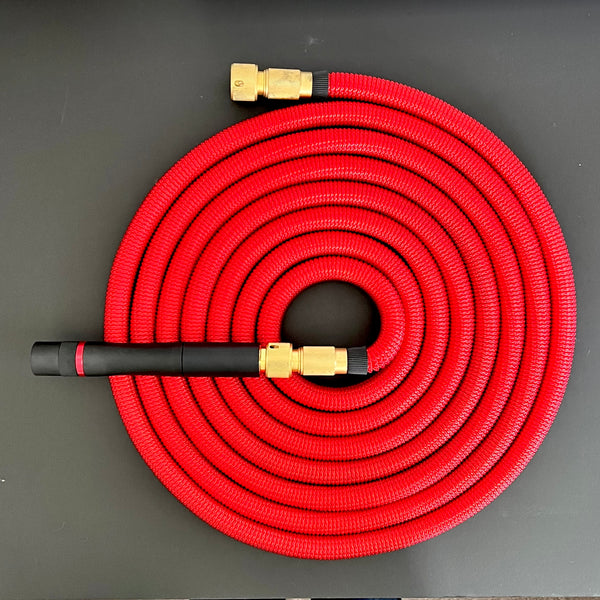 Torch Garden Hose Nozzle with Red Stripe