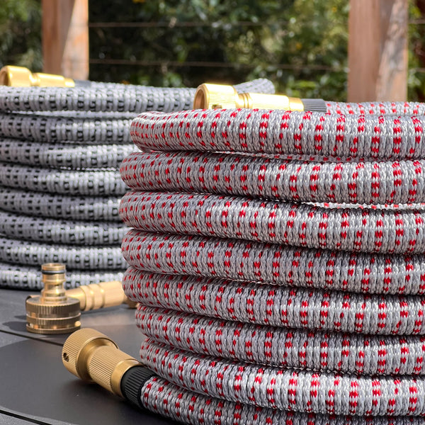 Expandable Garden Hose PRO - RED GREY