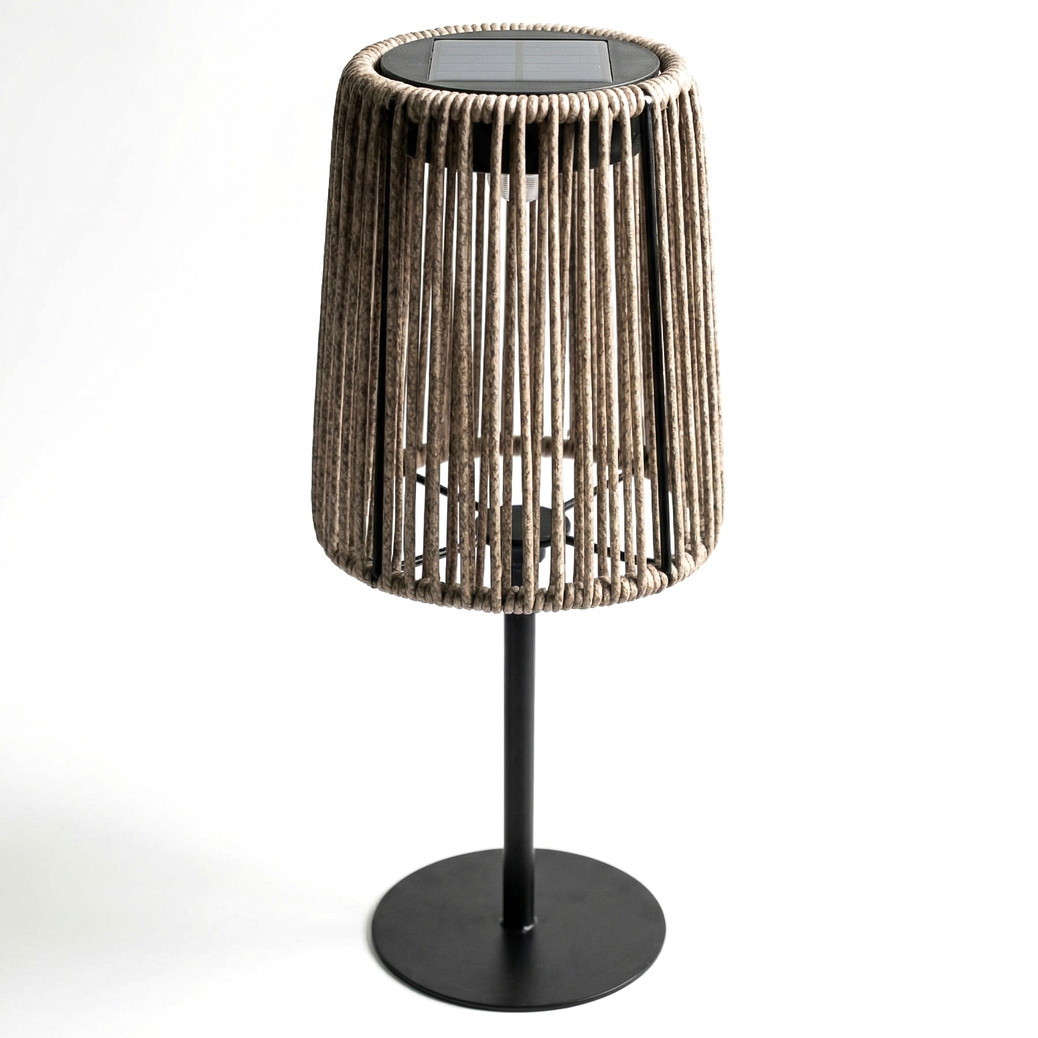 Pixie Rattan Solar Lamp