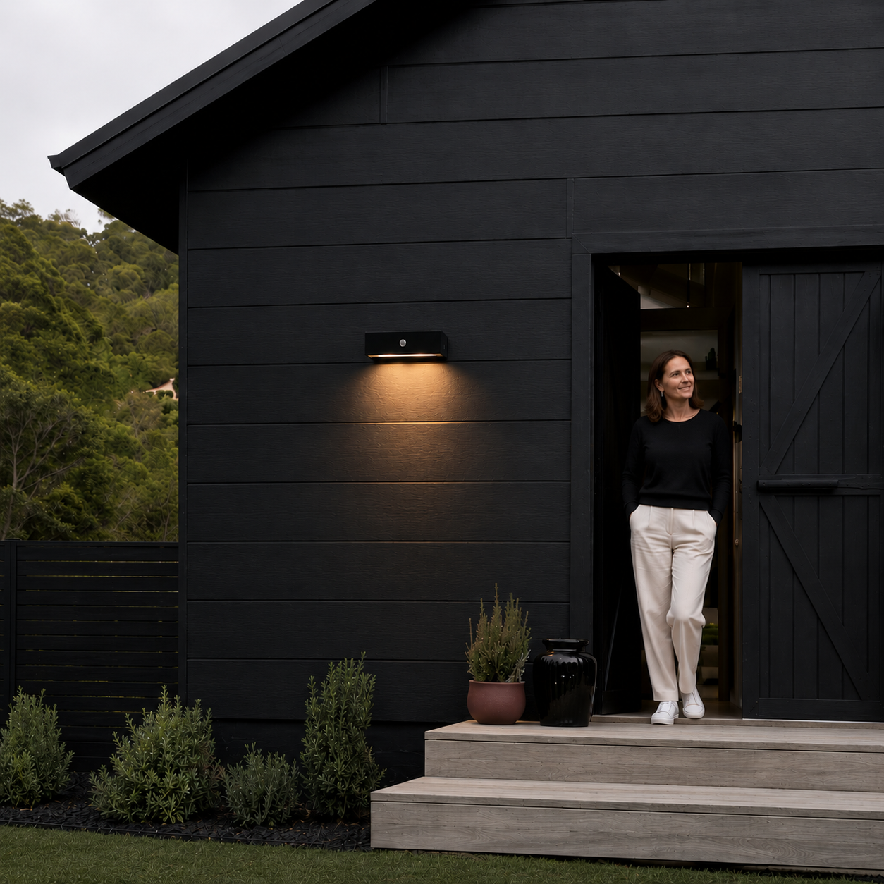 Hob Solar Wall Light | Motion Sensor Outdoor Security Light