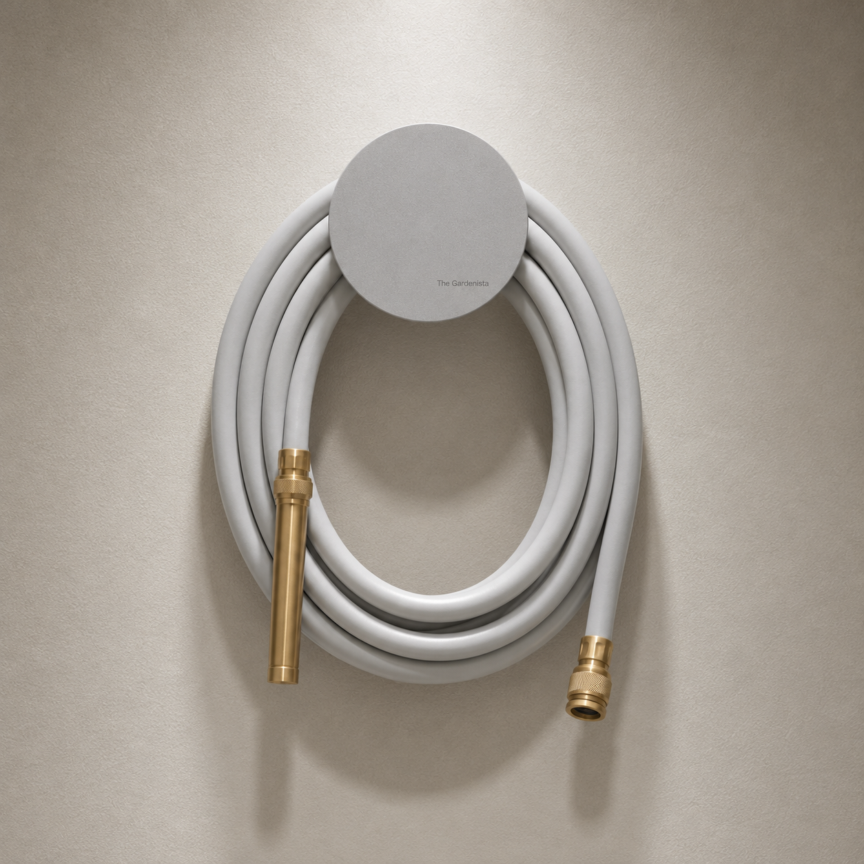 Hybrid Garden Hose Set – Soft Grey 10m | Grey Hose Holder