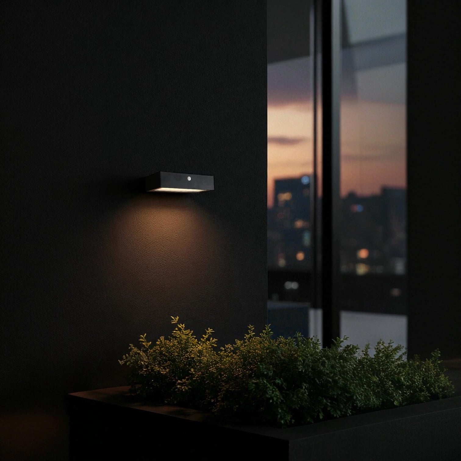 Hob Solar Up Down Wall Light with Sensor