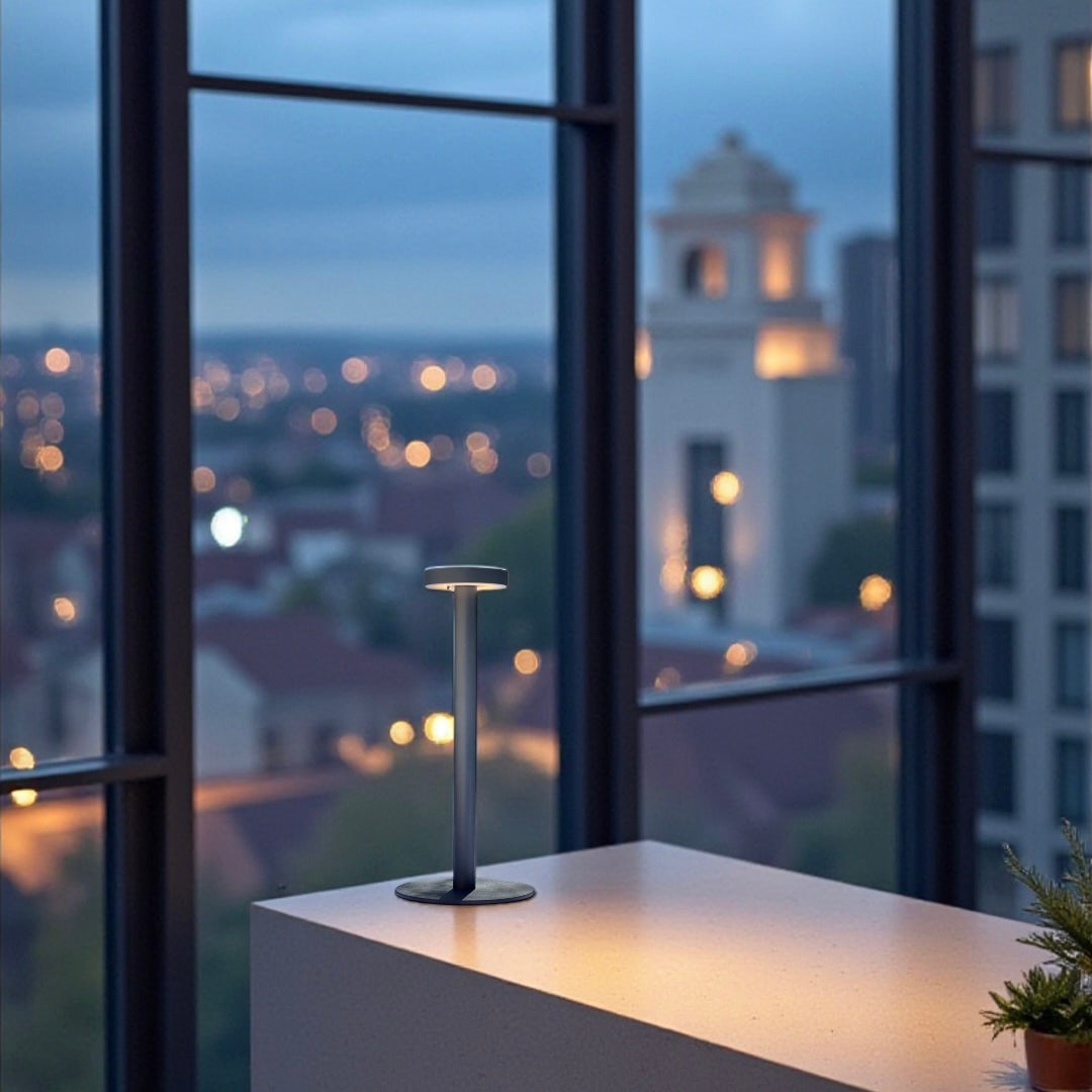 Spool Portable Table Lamp