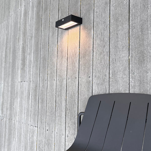 Hob Solar Up Down Wall Light with Sensor