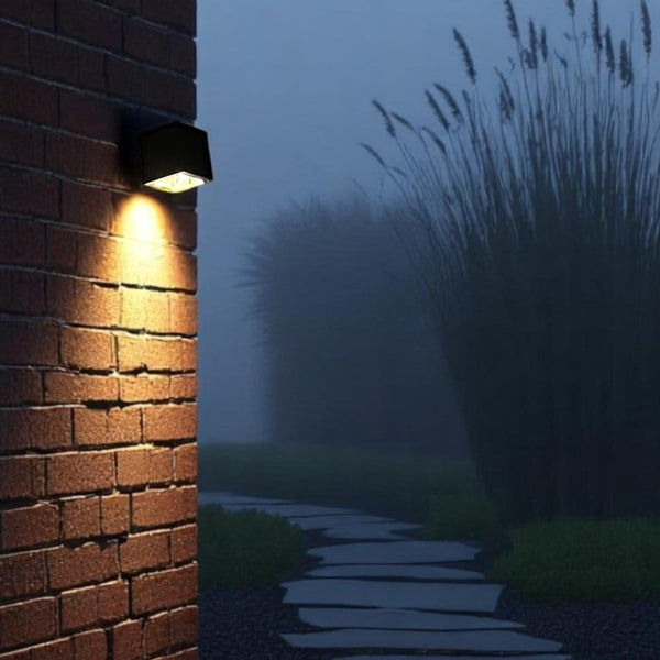 Cube Solar Outdoor Wall Light