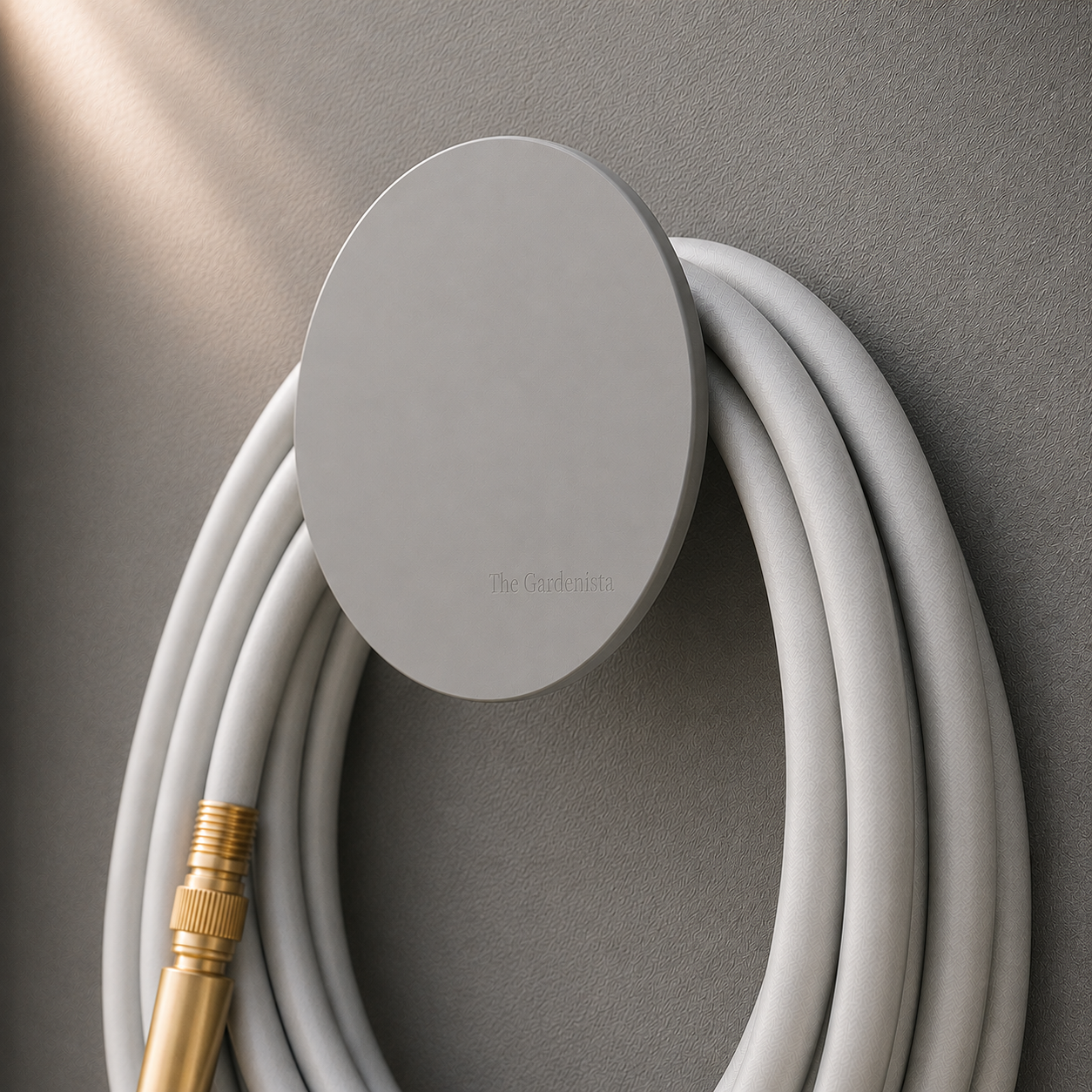 Modern Wall Mounted Hose Holder –  Grey  (Small) | The Gardenista