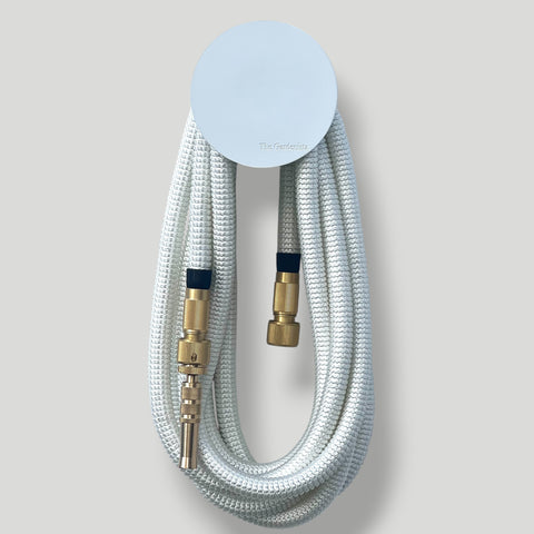 Gardenista Expandable White Garden Hose Set