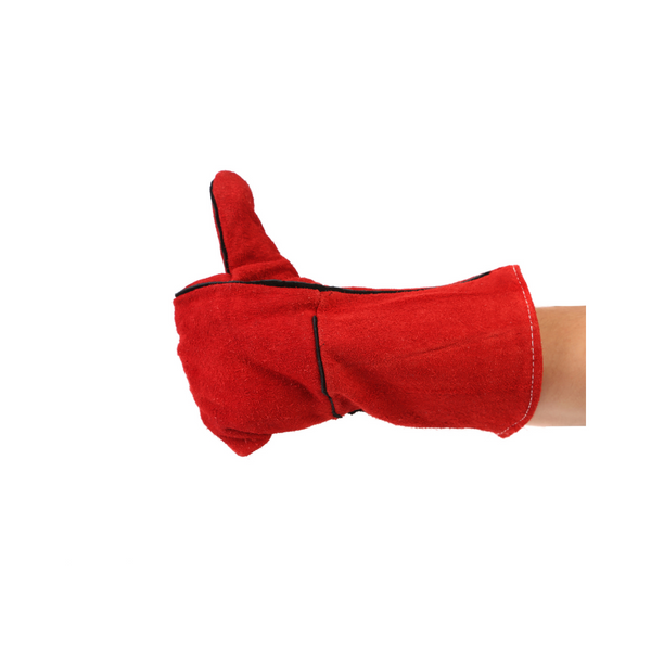 Red Heat Resistant BBQ Gloves