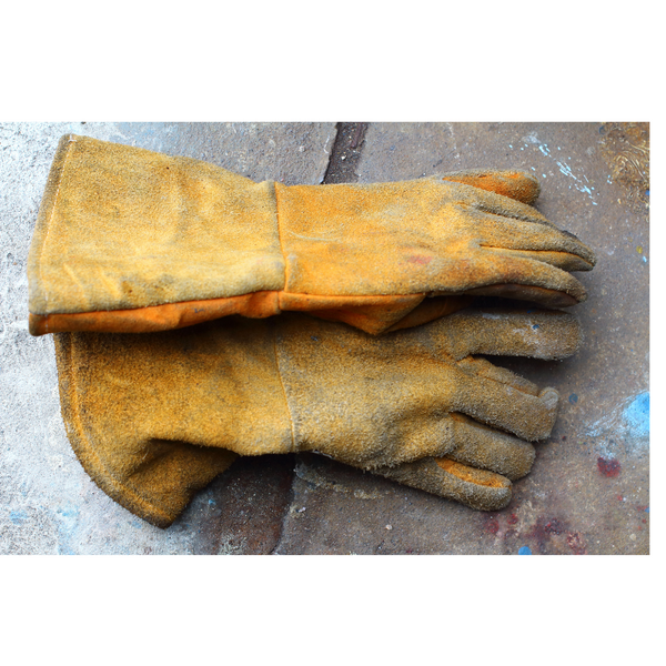 Tan Heat Resistant BBQ Gloves